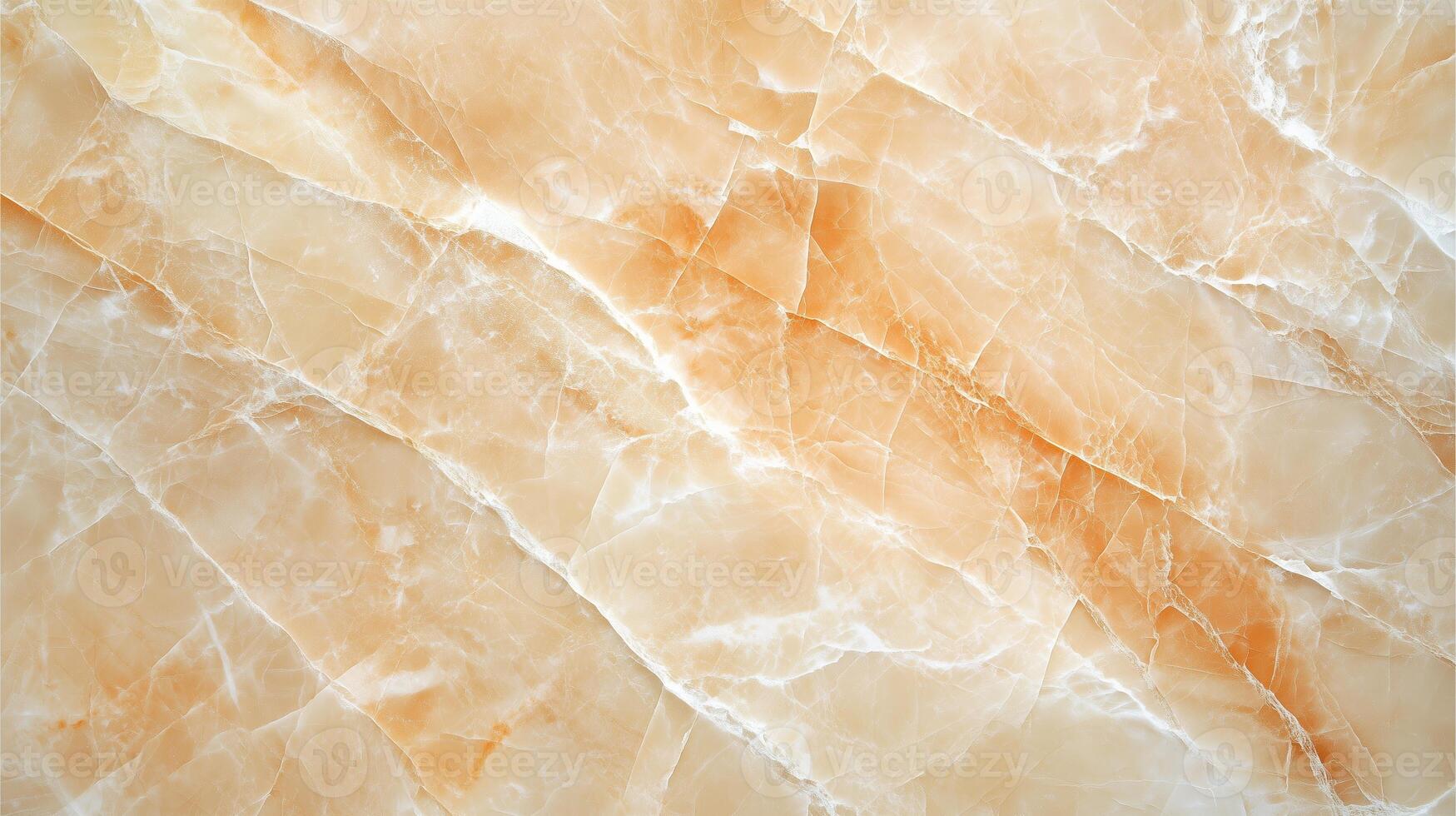 Elegant cream and orange marble texture with smooth veining and natural patterns for design use photo