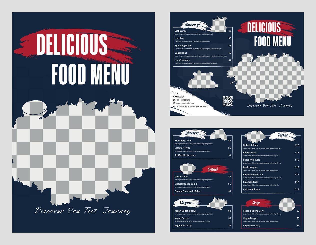 Abstract sale cover background design Food Menu Template Design A4 Size Restaurant cafe menu, template design, Set A4 menu editable Pamphlet brochure Elegant Layout Leaflet vector
