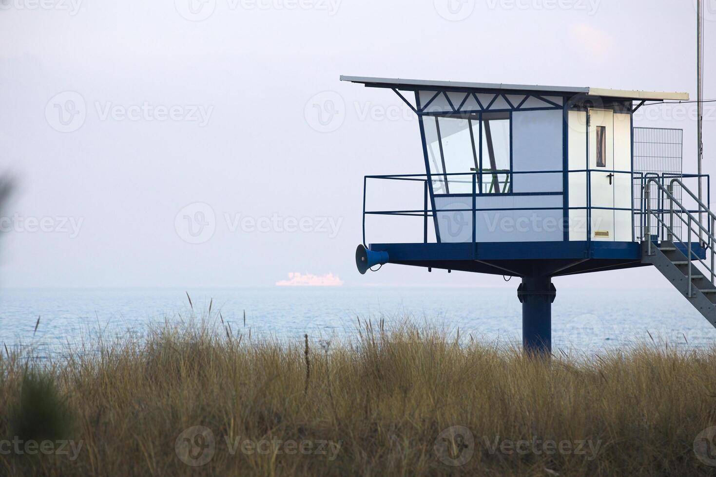 Water rescue outlook on a beach in Germany photo