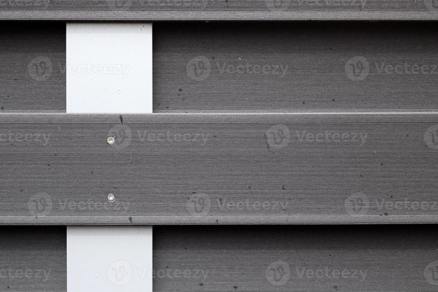 Macro shot of an architectural wooden lath texture photo