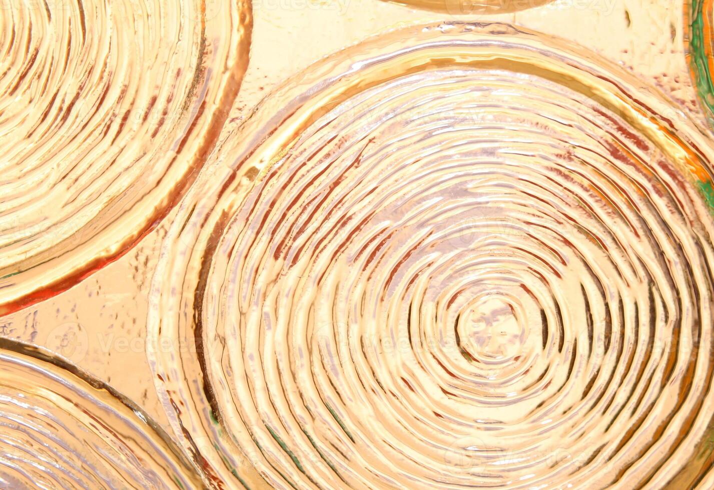 Macro of light effects in an ornamental glass pane photo
