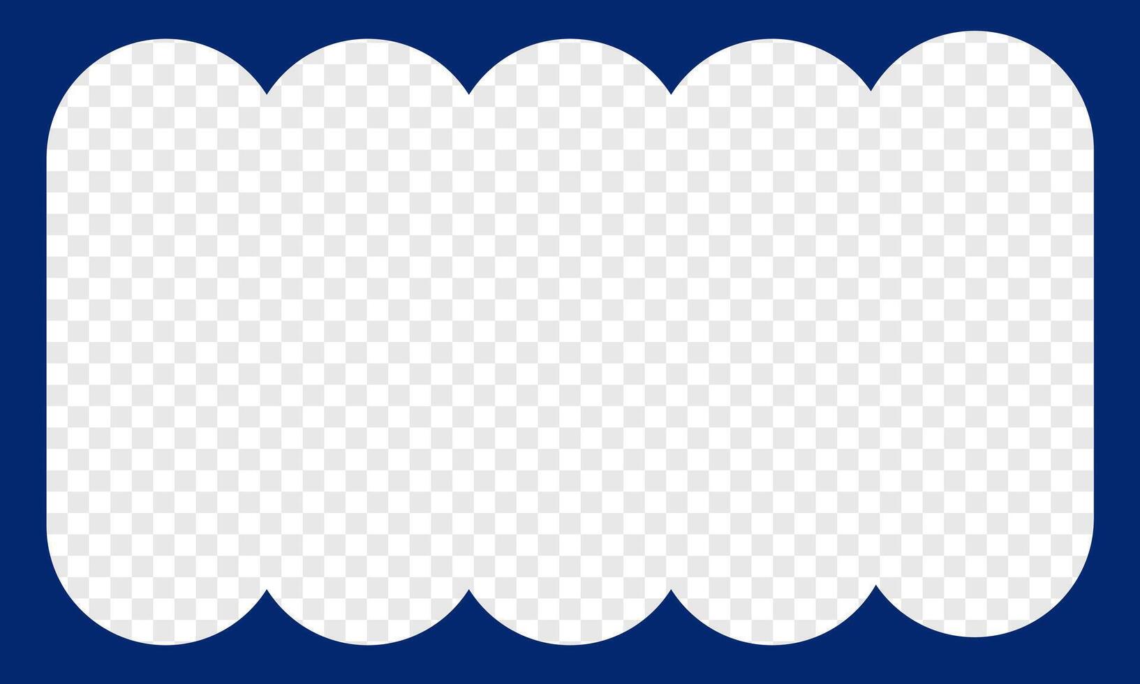 Blue background with paper frame vector