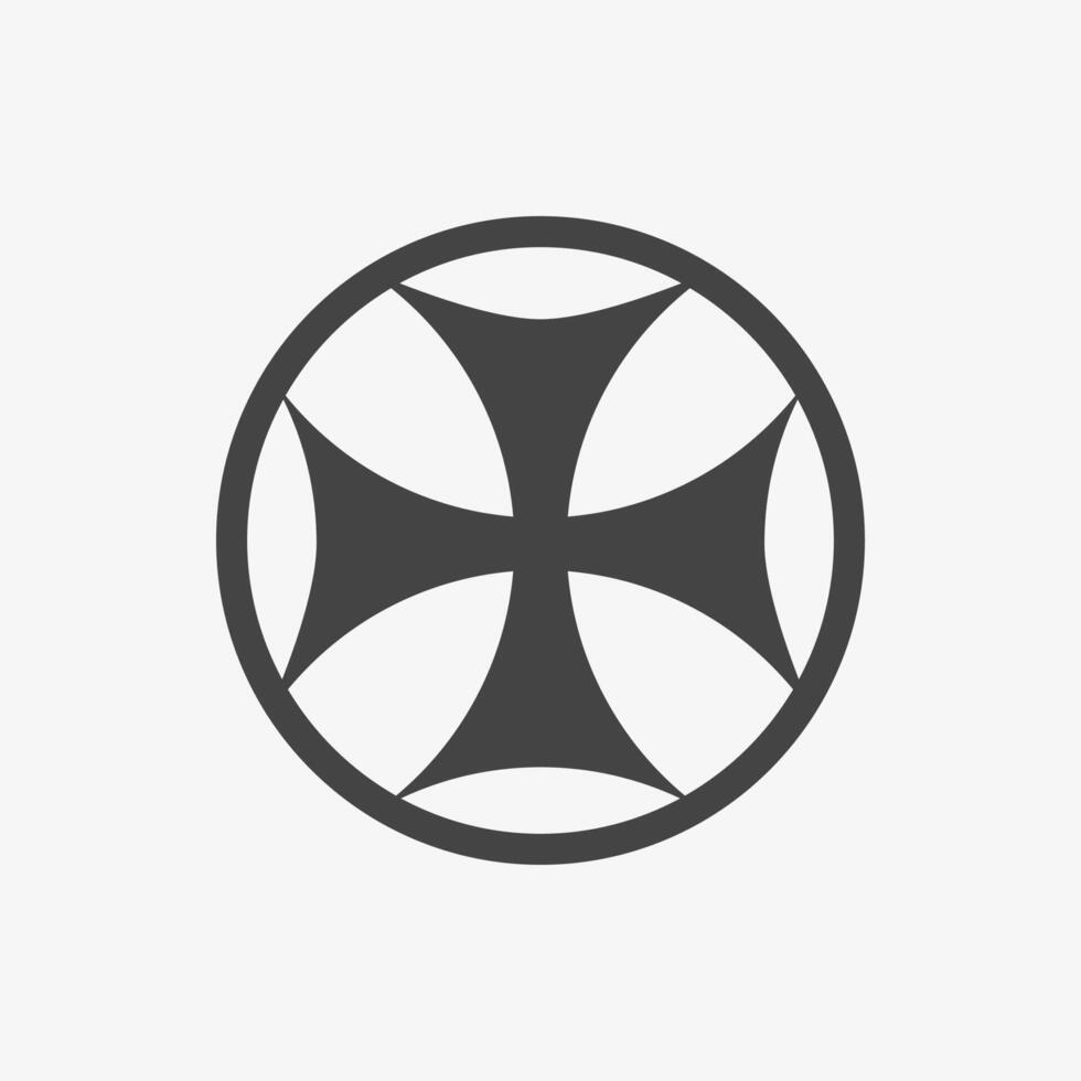 Bolnis Cross sign on white background vector