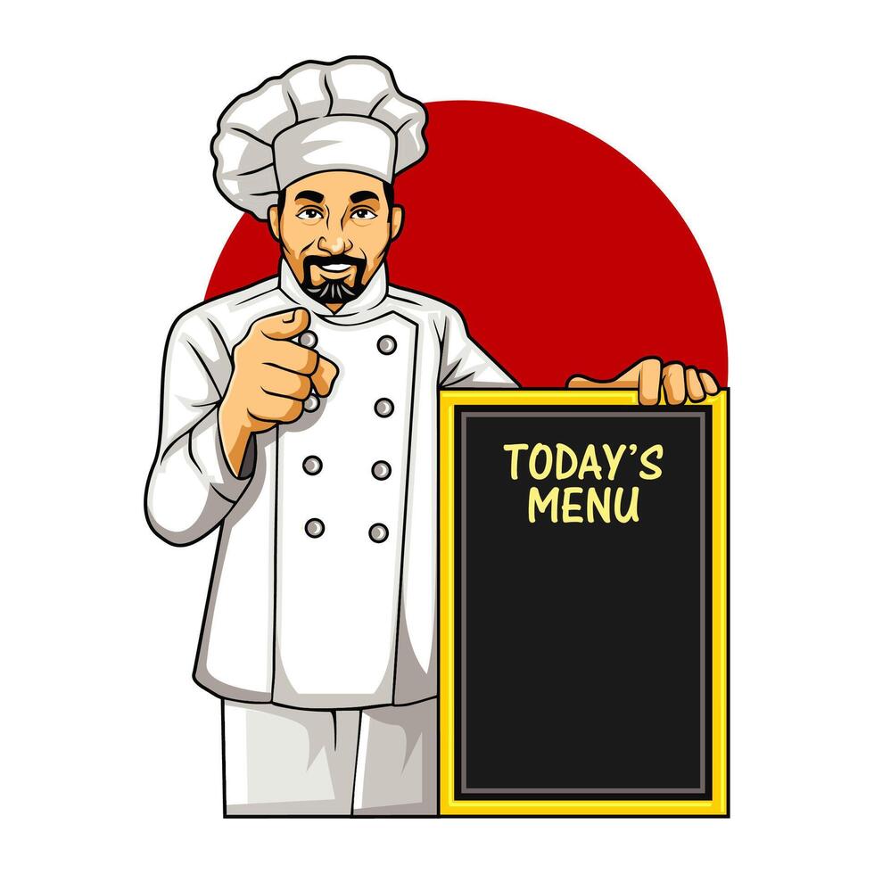 I want you to taste my cooking vector