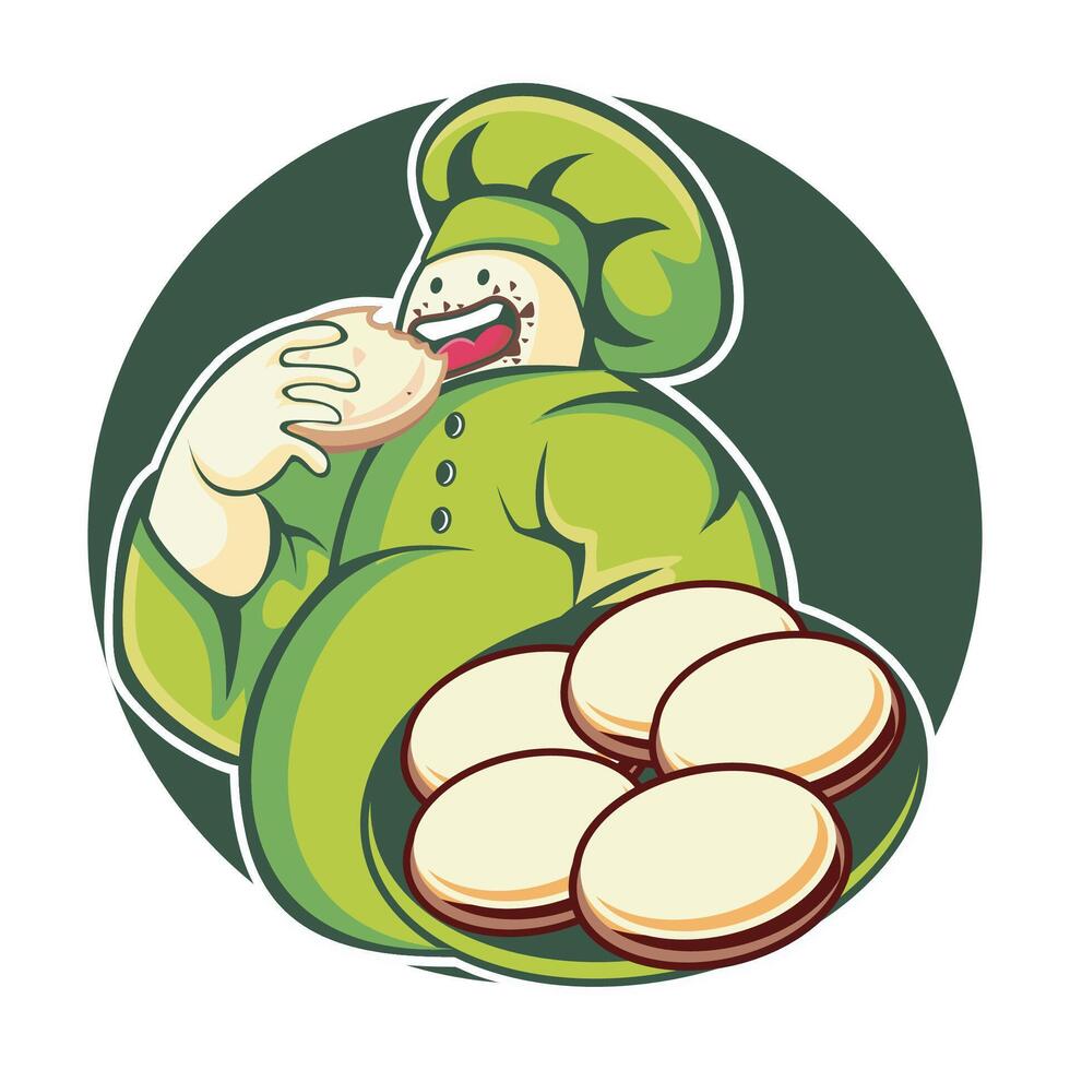 Buns Cake Chef vector