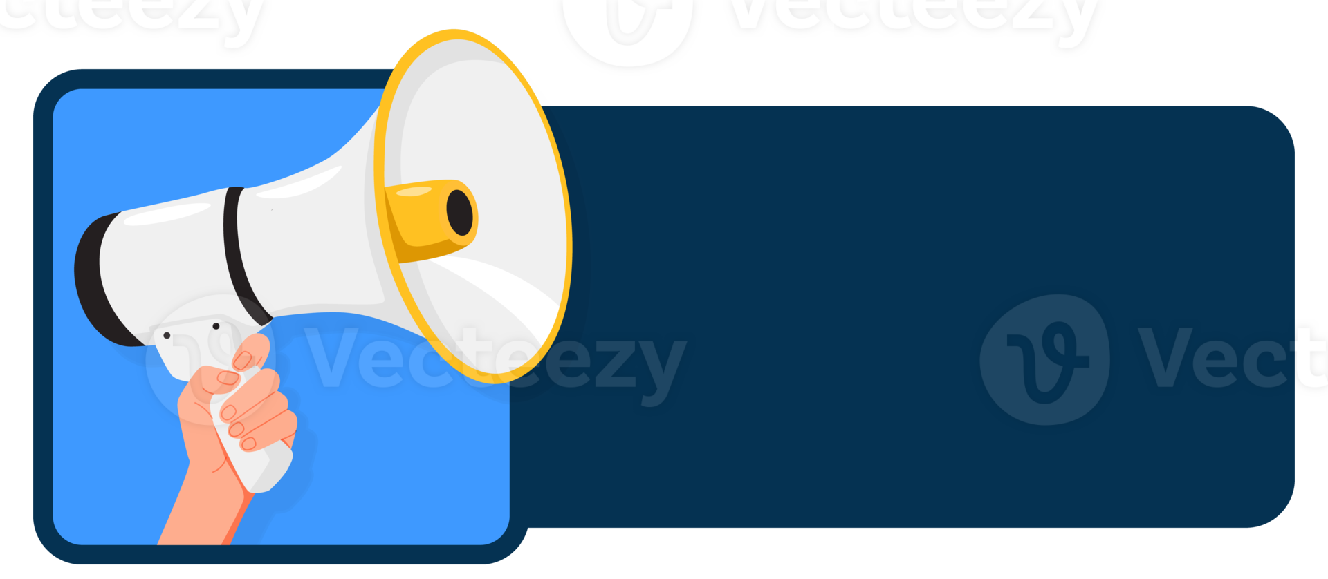 Did You Know. Hand hold megaphone speaker for announce. Attention please. Shouting people, advertisement speech symbol png