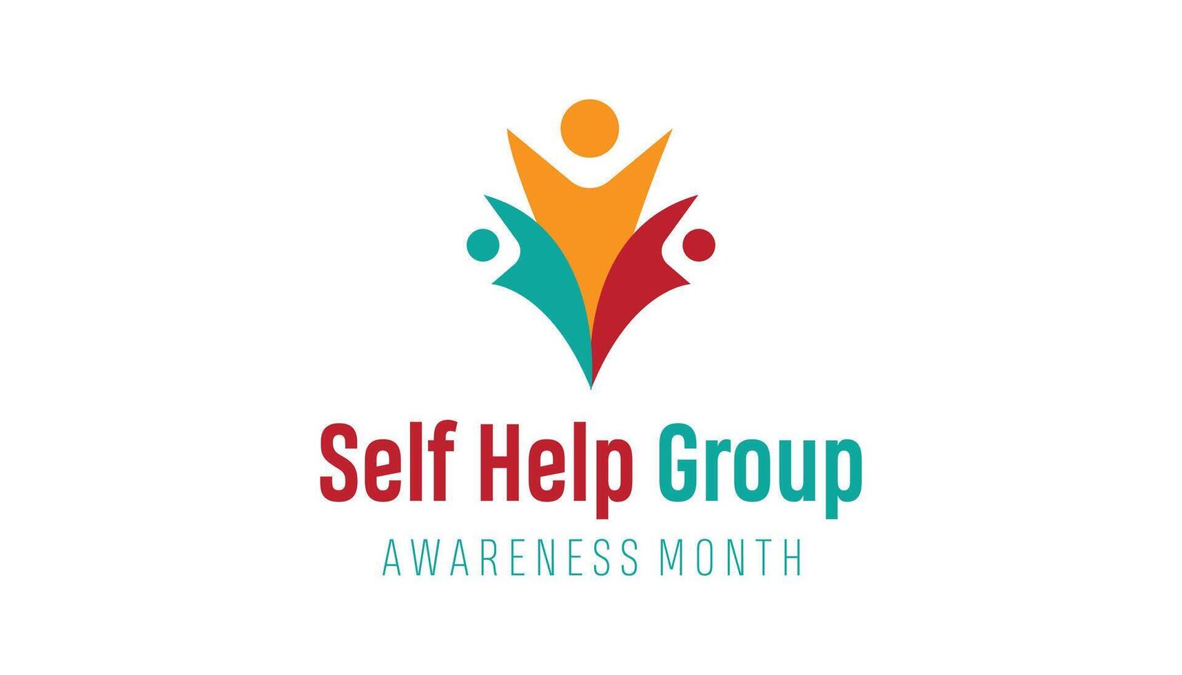 Self Help group awareness month observed each year during January. Self Help group awareness month creative concept design. template for banner, greeting card, poster with background. vector