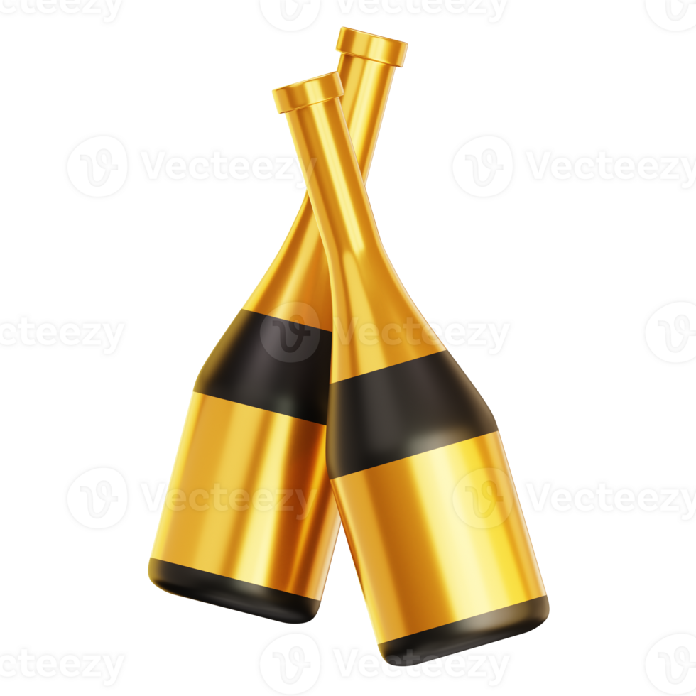 Bottle of Champagne png