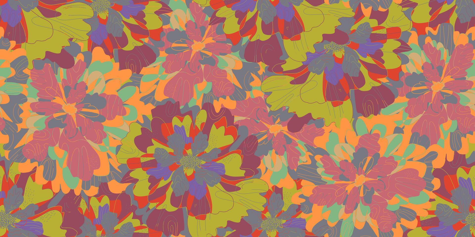 a colorful abstract pattern with many different colors vector