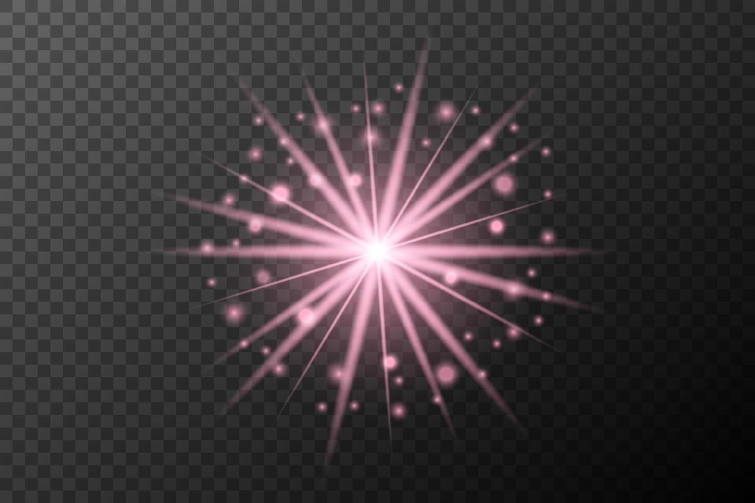 pink sparkle starburst background vector