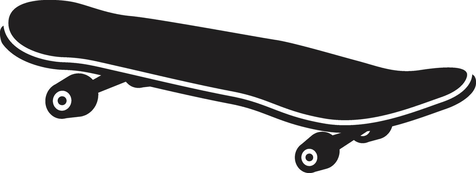 Skateboard icon silhouette illustration vector
