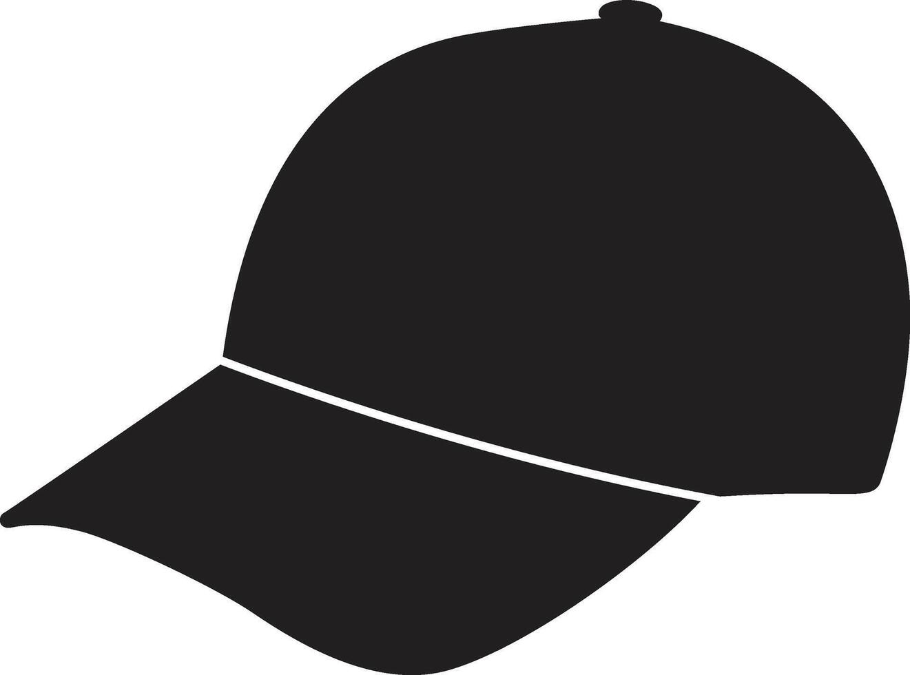 Cap icon silhouette illustration design vector