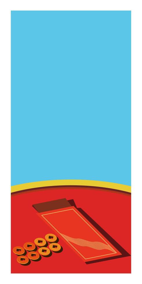 red letter during Chinese New Year vector