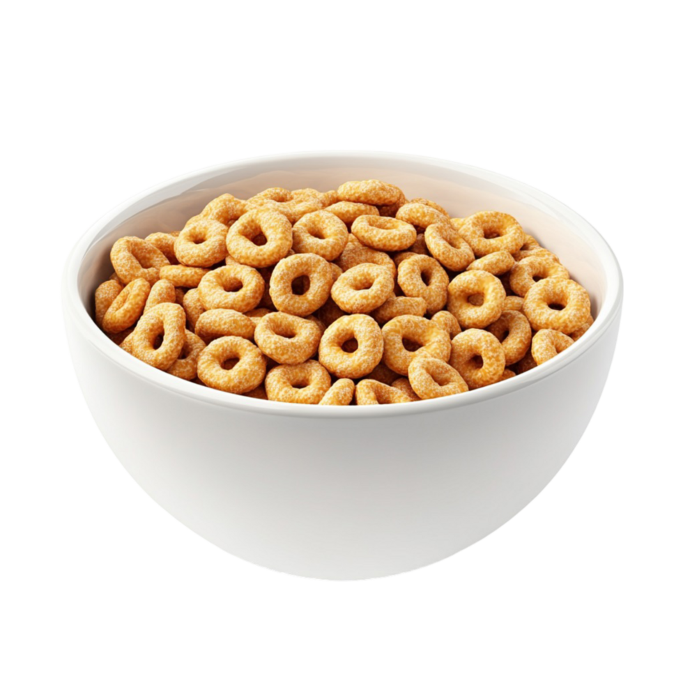 Bowl of Cereal on Transparent Background png