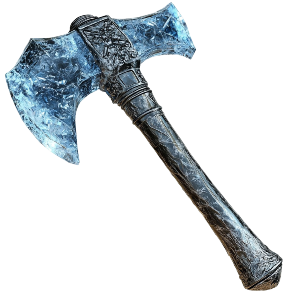 Double Edged Battle Axe png