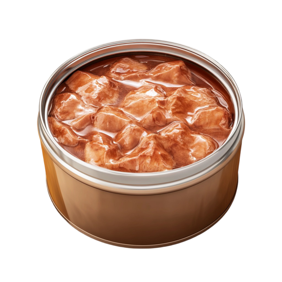 Canned Meat Chunks in Gravy png
