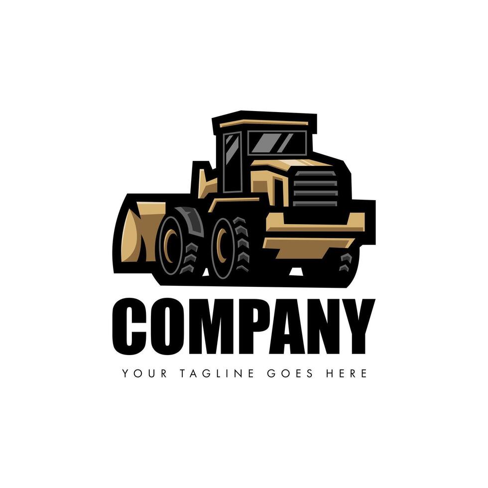 Dozer Logo for Construction Company vector