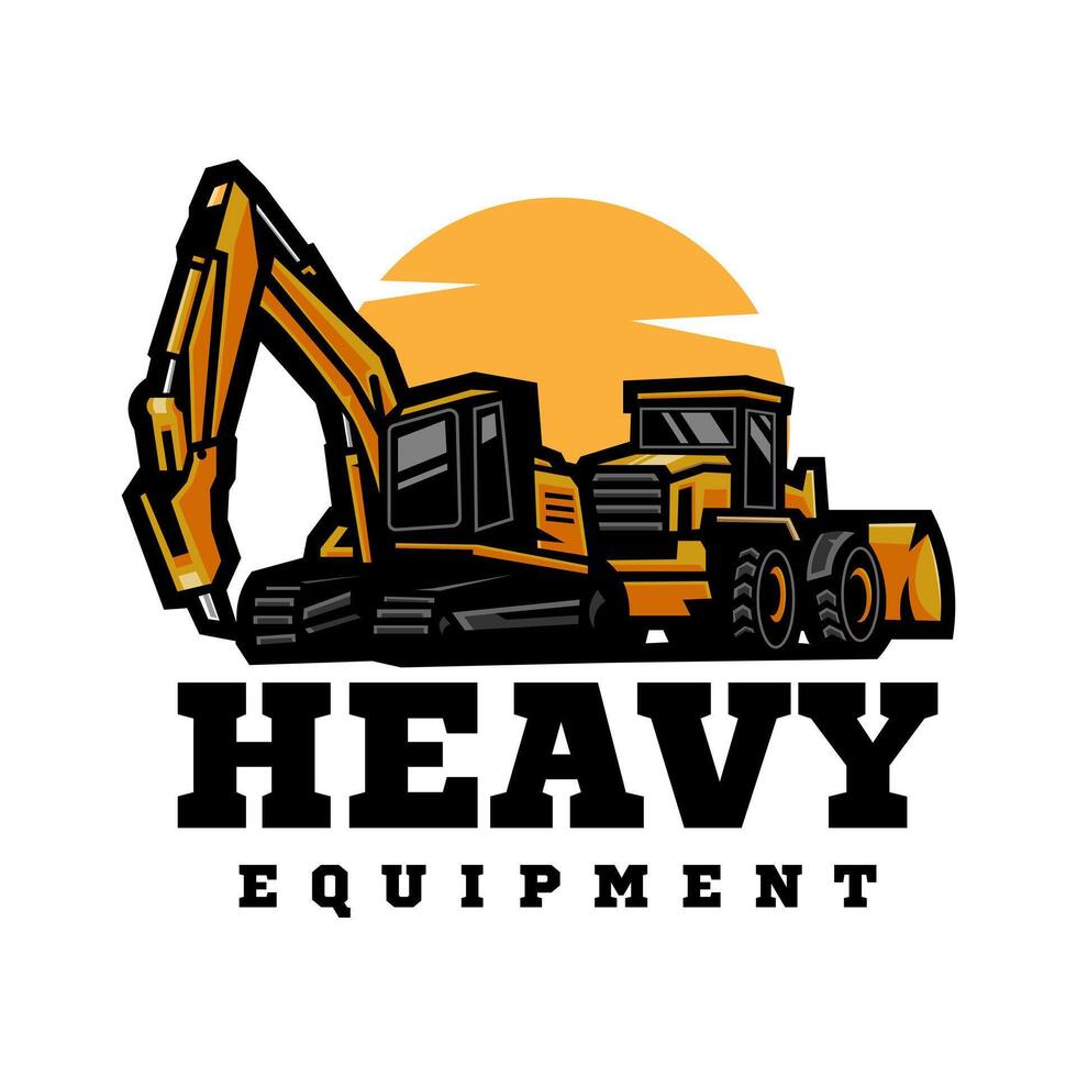 Heavy Equipment Logo vector