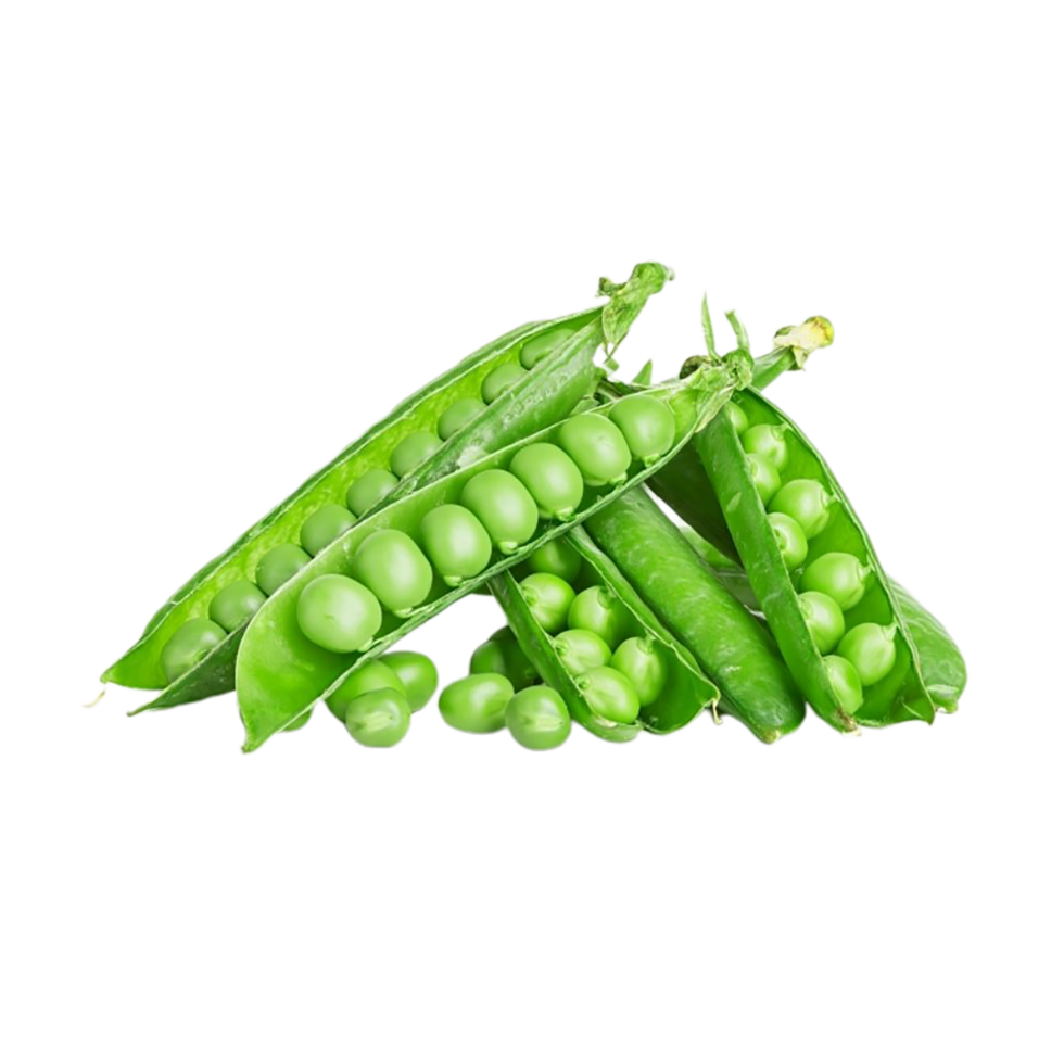 Isolated Green Peas and Beans for Creative Projects png