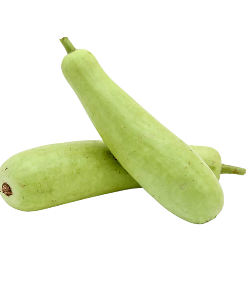 Two bottle gourd on a transparent background png