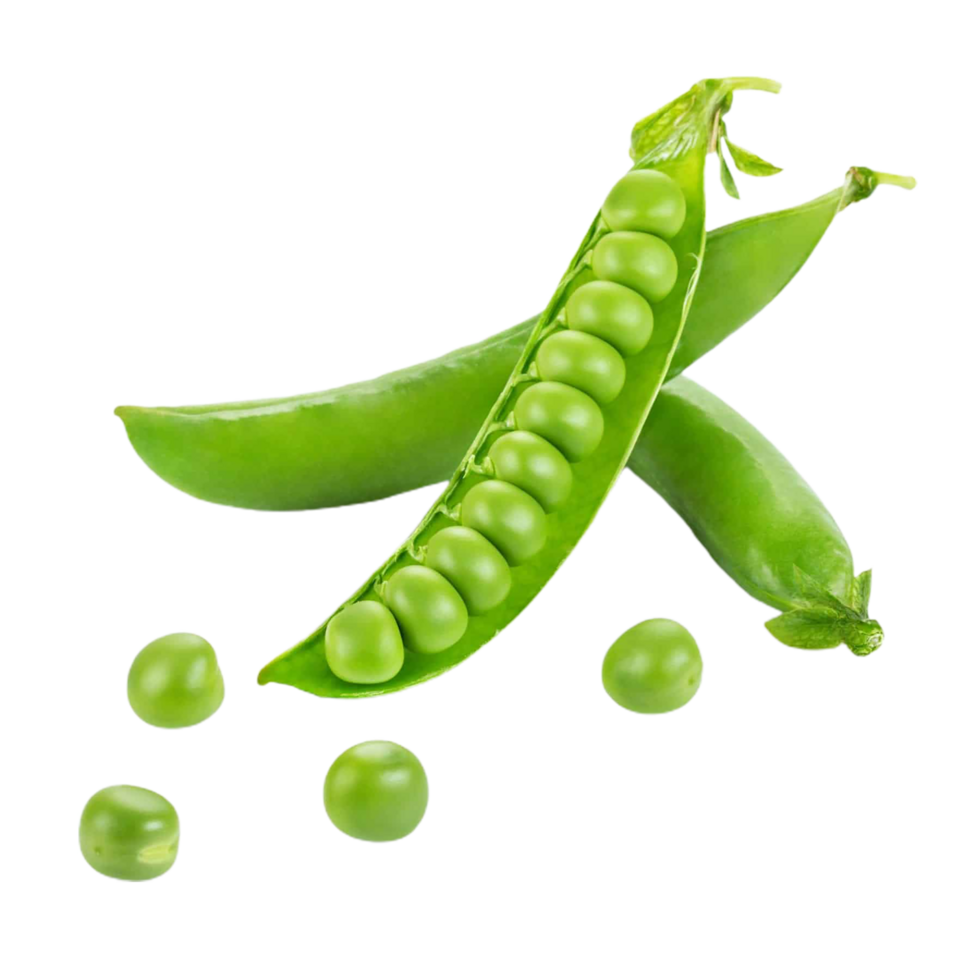Isolated Peas and Beans on Transparent Digital Surface png