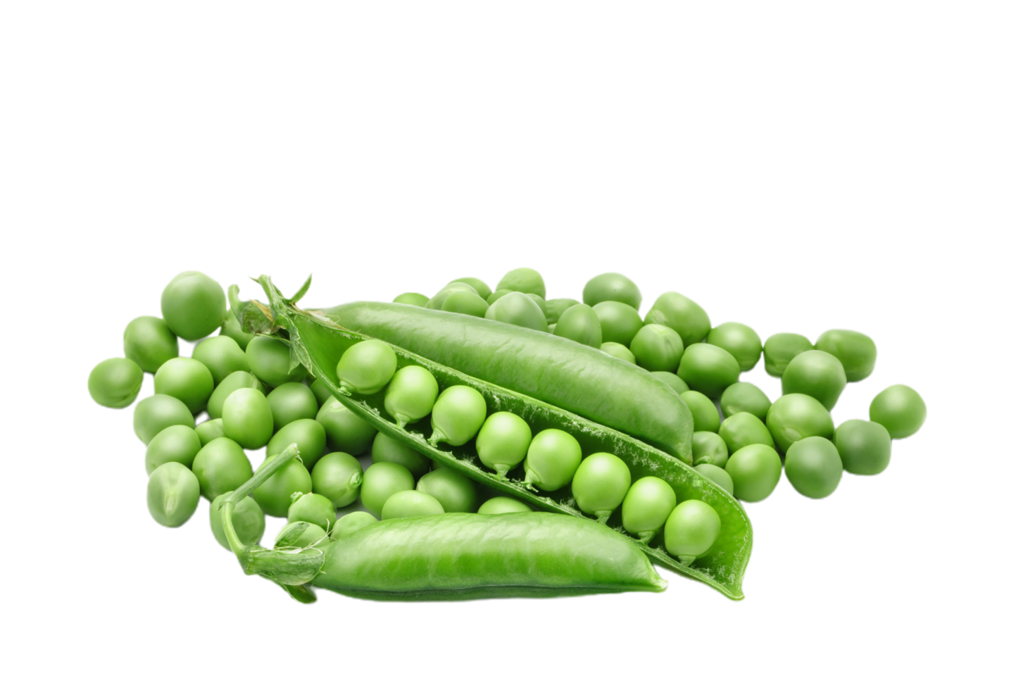 Simple Transparent Background with Green Peas and Beans png