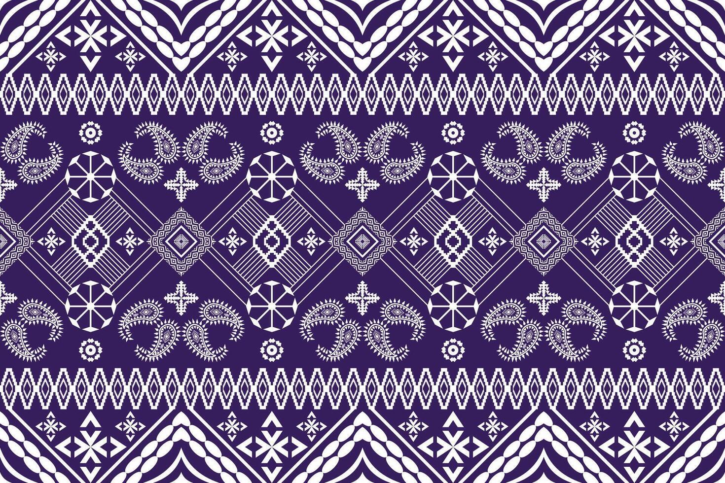 Geometric ethnic embroidery patterns design. vector