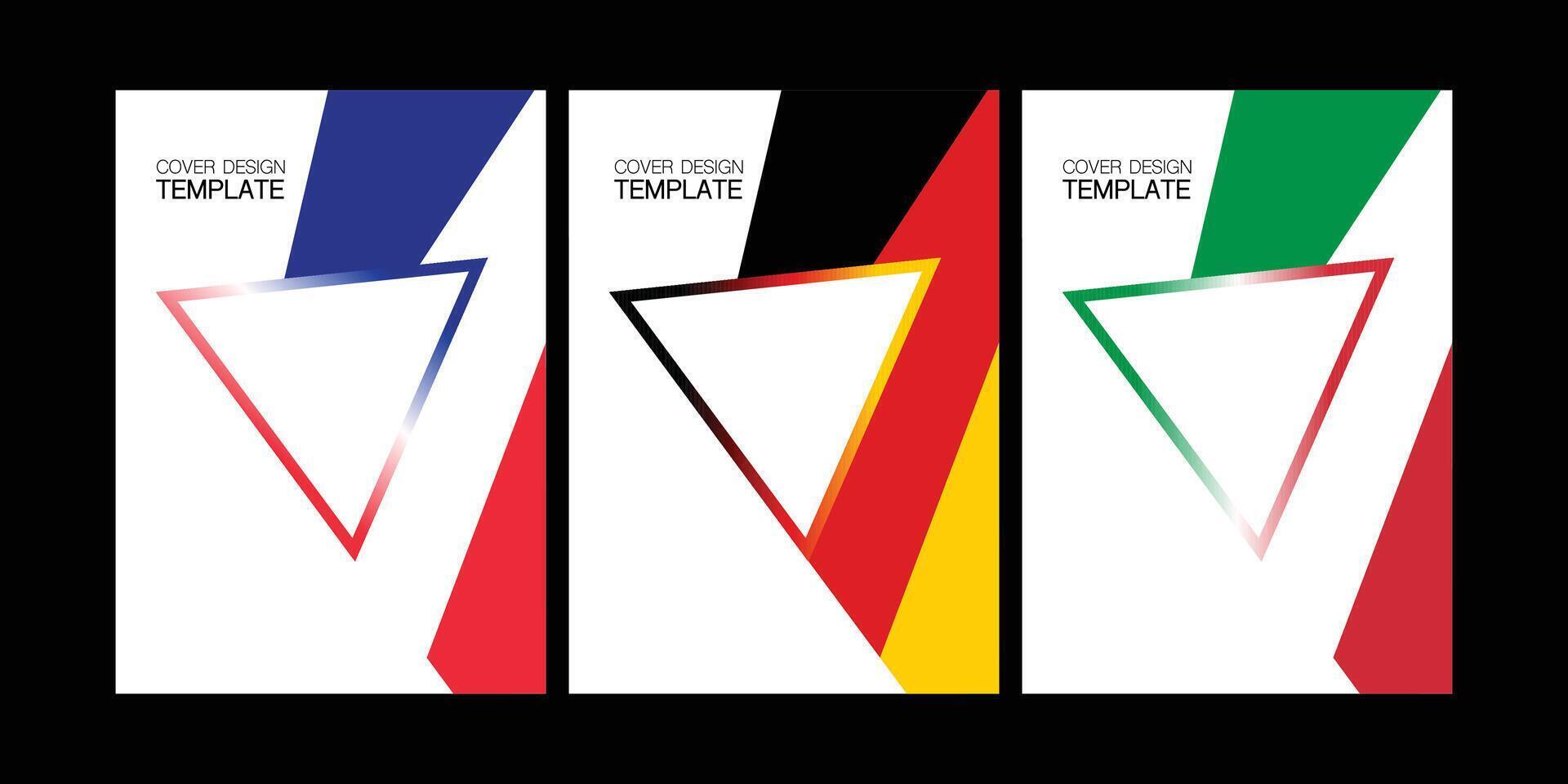 Dynamic flag color design template vector
