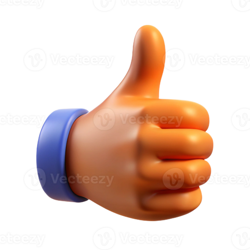 Thumbs up isolated png