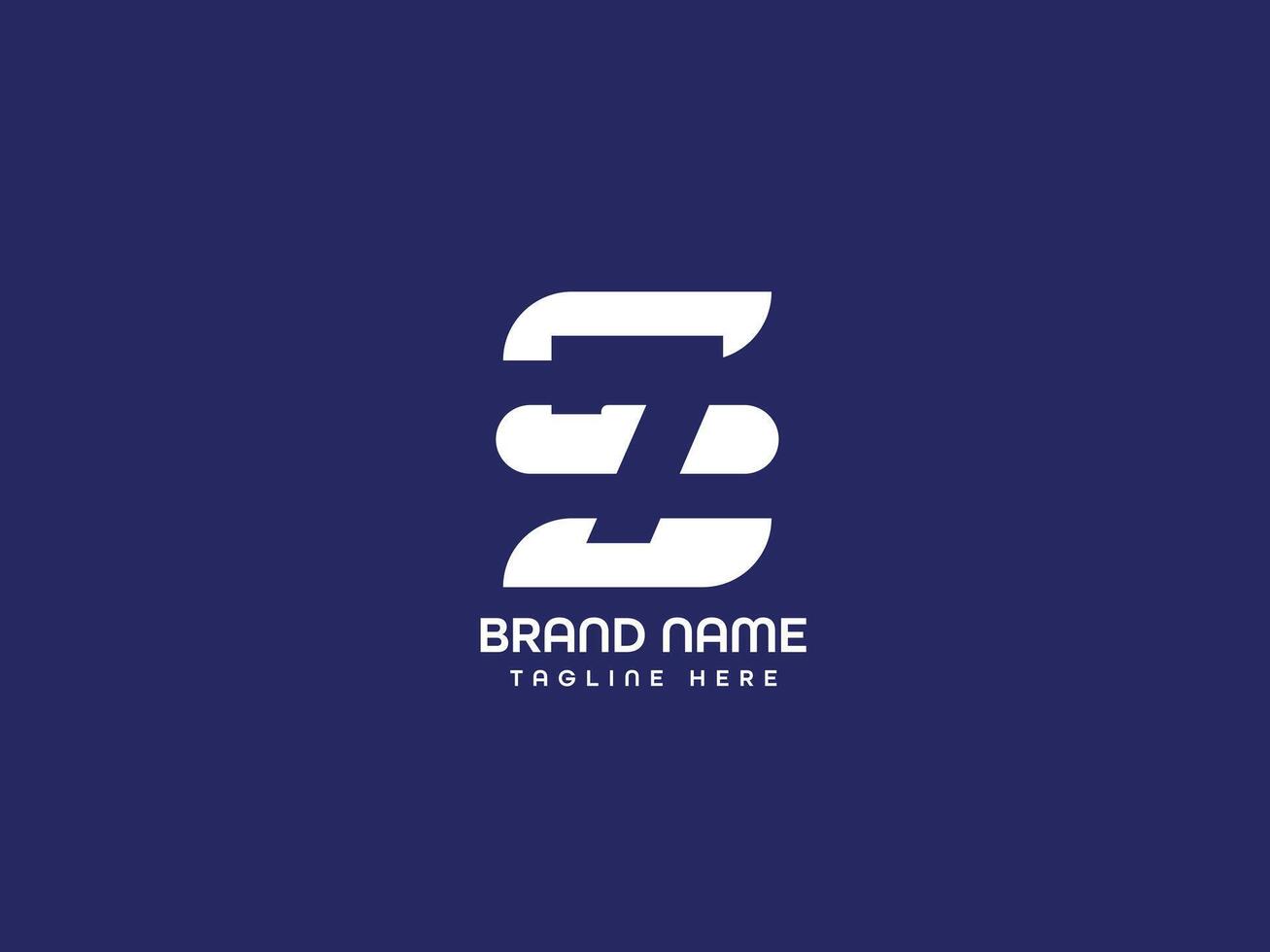 S clean modern logo vector