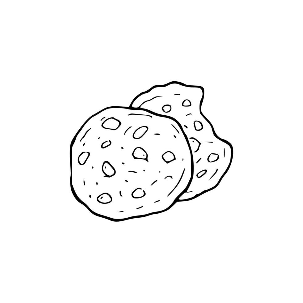 cartoon of cookies vector