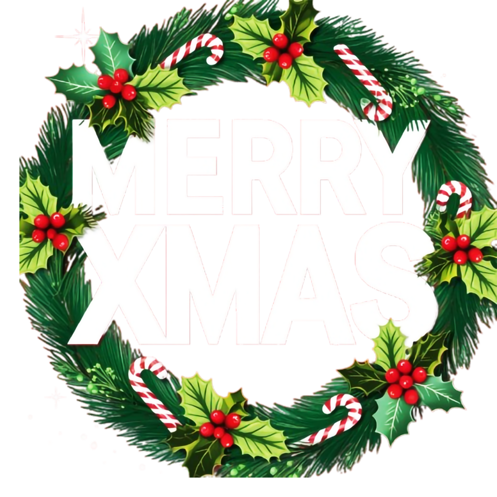 merry christmas wreath png