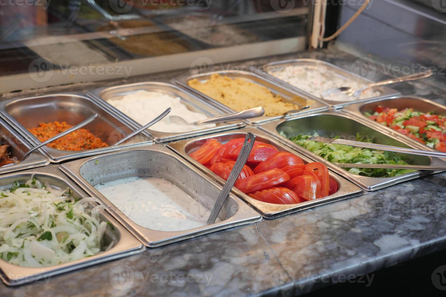A Wide Variety of Fresh and Delicious Toppings for Salads and Various Dishes photo