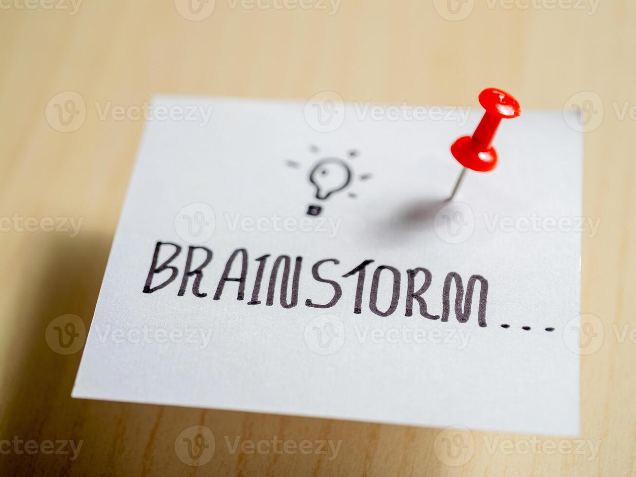 Brainstorming ideas for creative projects at home office workspaces indoor visual concept photo