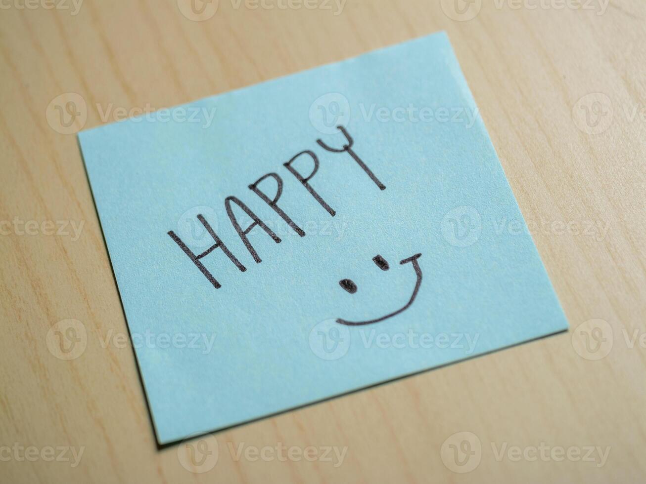 Minimalist inspirational affirmation note for a motivational workspace environment photo