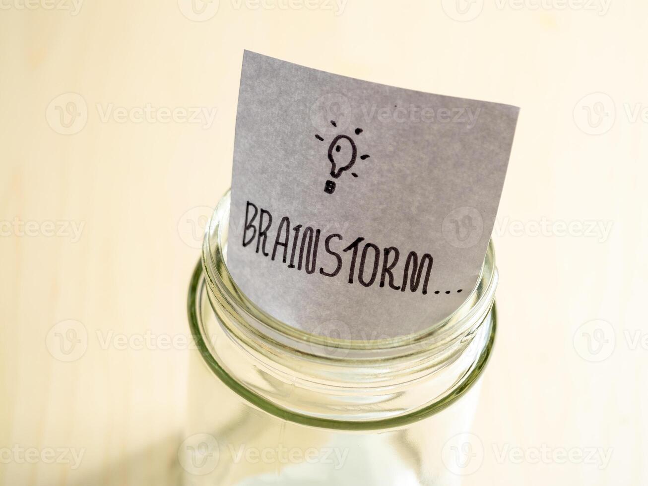 Brainstorming ideas for creativity home office visual content indoor close-up conceptual thinking photo