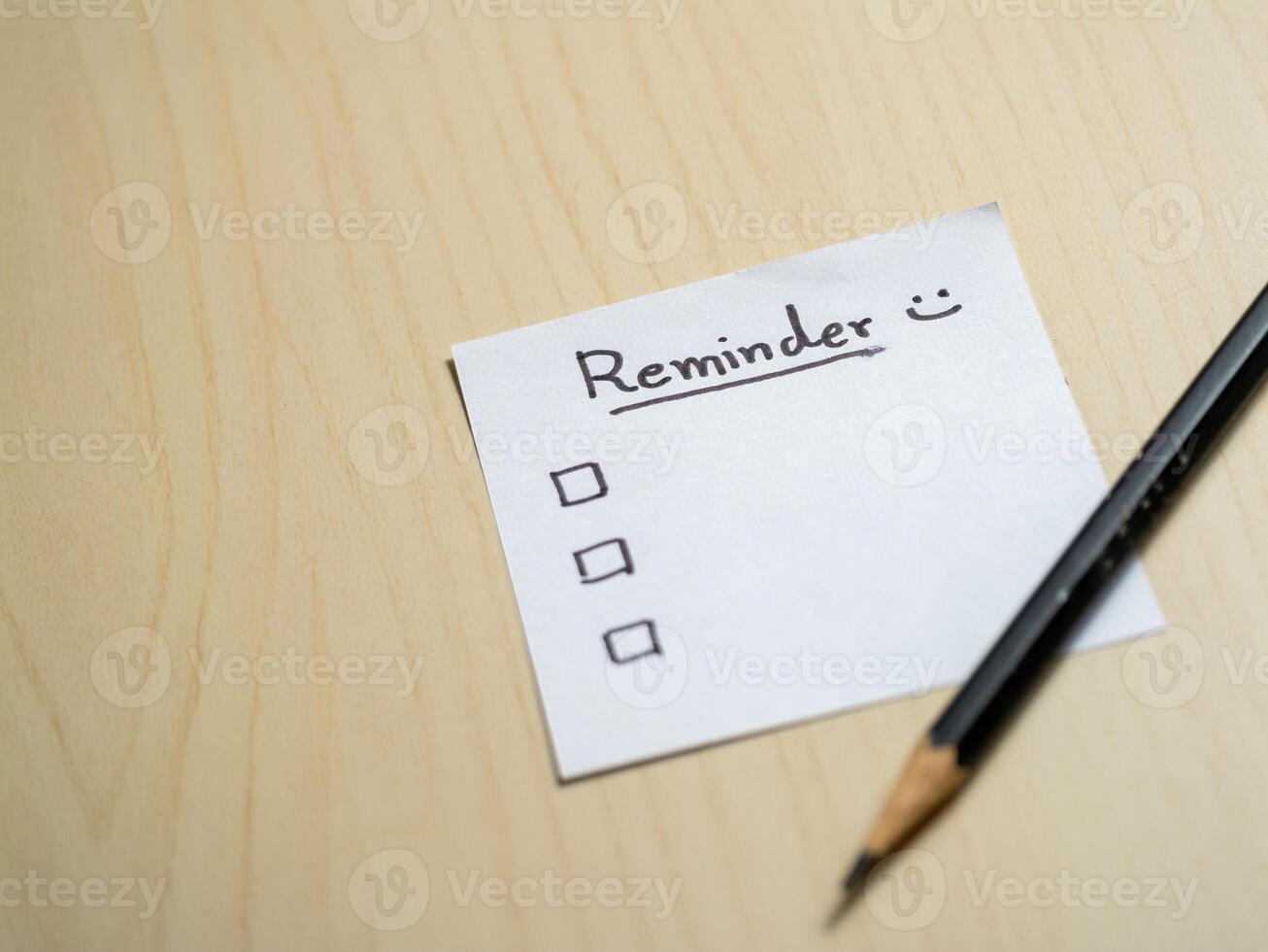 Organizing your life reminder notes on a desk home office digital tools minimalist productivity photo