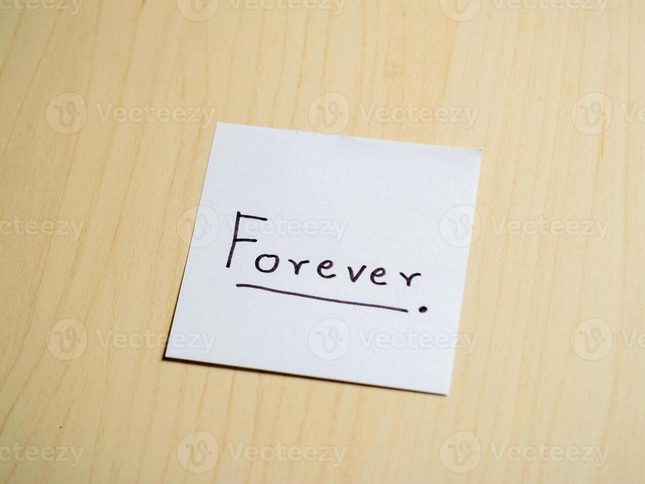 Meaningful message desk note indoor close-up inspiration for everyday life photo