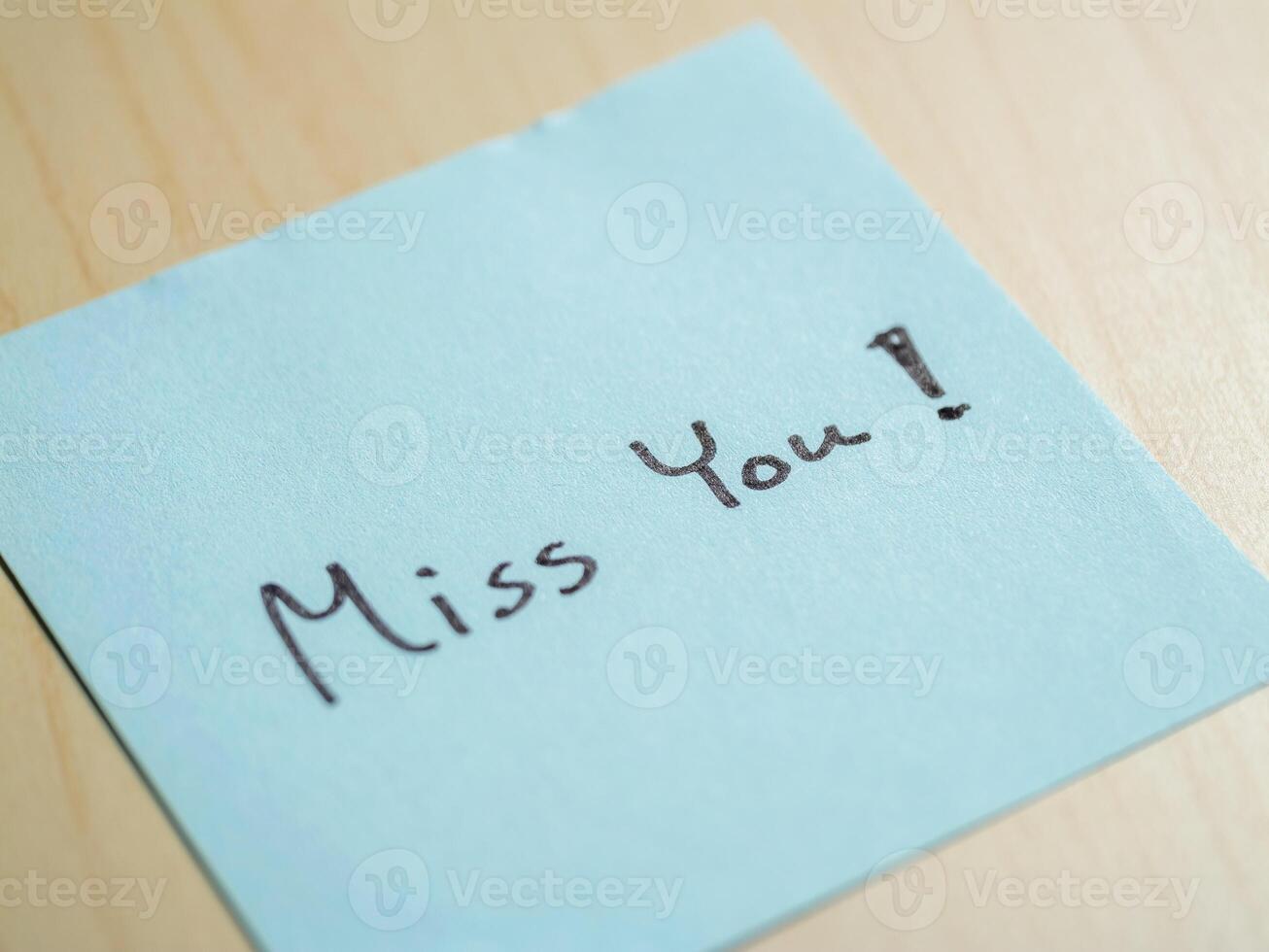 Personal note of affection home office sticky note message indoor close-up emotional connection photo