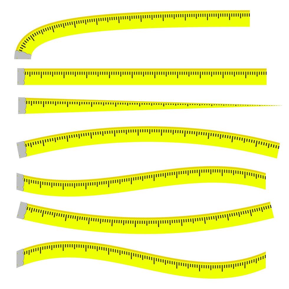 Hand Holding Roulette Construction Tool. Industrial Measure Tape Icon Isolated on White Background. vector