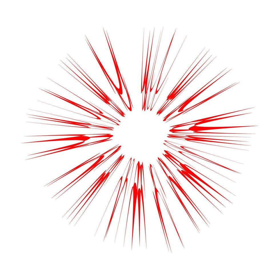 Explode Flash, Cartoon Explosion, Star Burst Isolated on White Background. vector