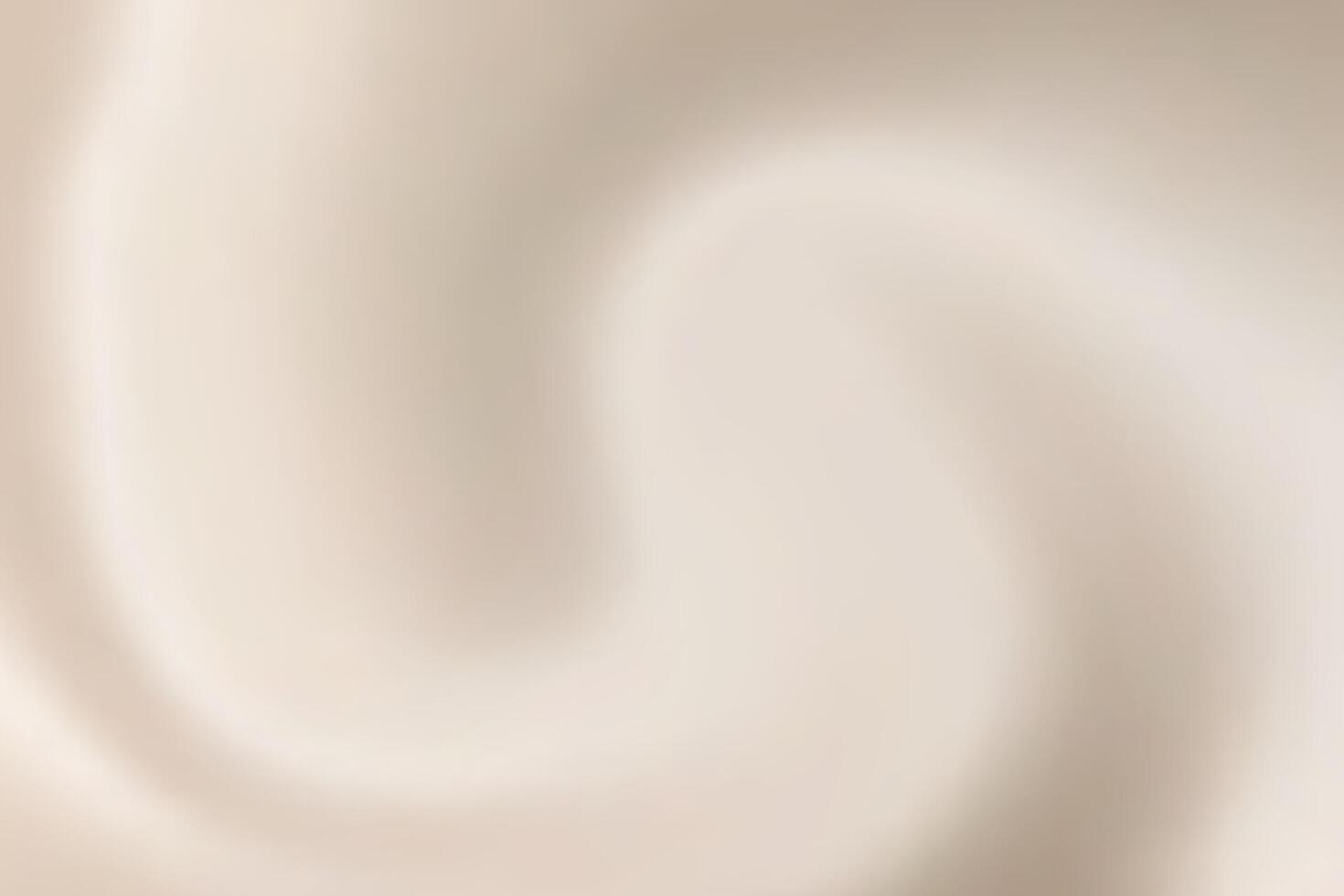 Background with beige swirl gradient texture. Light nude color gradation. White and creamy brown neutral abstract backdrop. Neutral champagne elegant warm and soft bg. vector