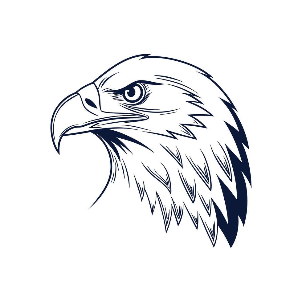 Creative Simple Bird silhouette with white background vector