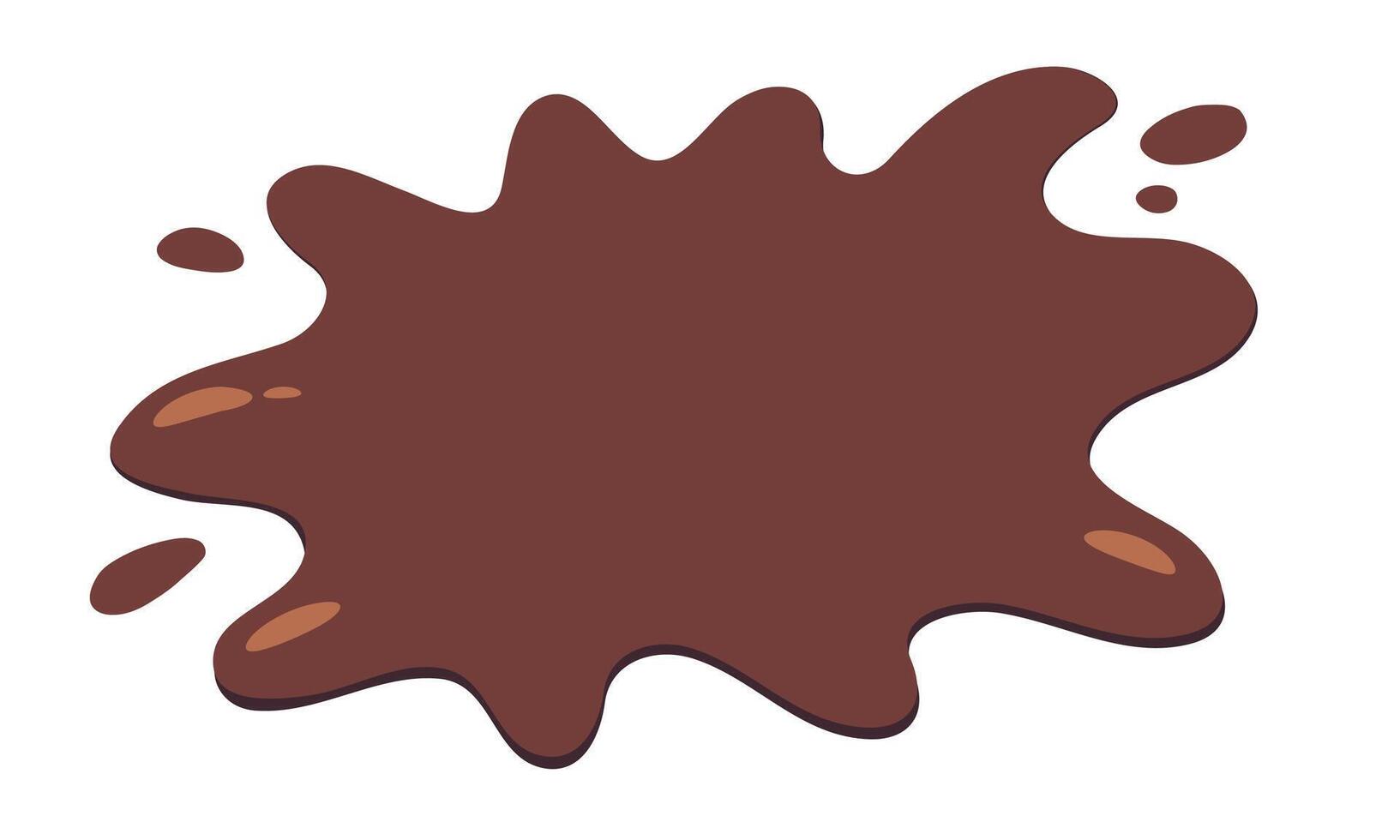 chocolate splash. chocolate milkshake. splashing background. chocolate splatter. vector