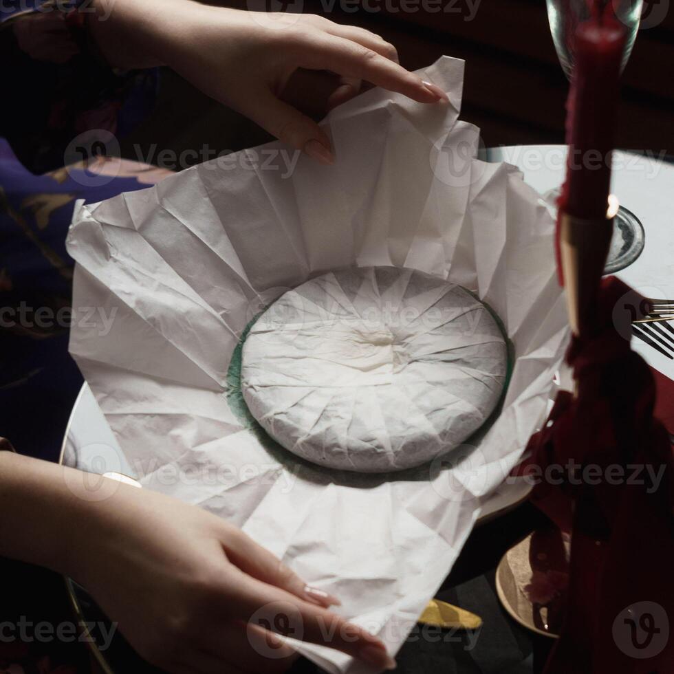 An Artful Presentation of a Delicate and Exquisite Dish that Captivates the Senses photo