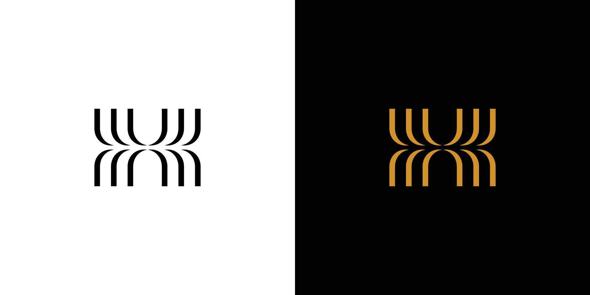 Unique and modern letter X logo design vector