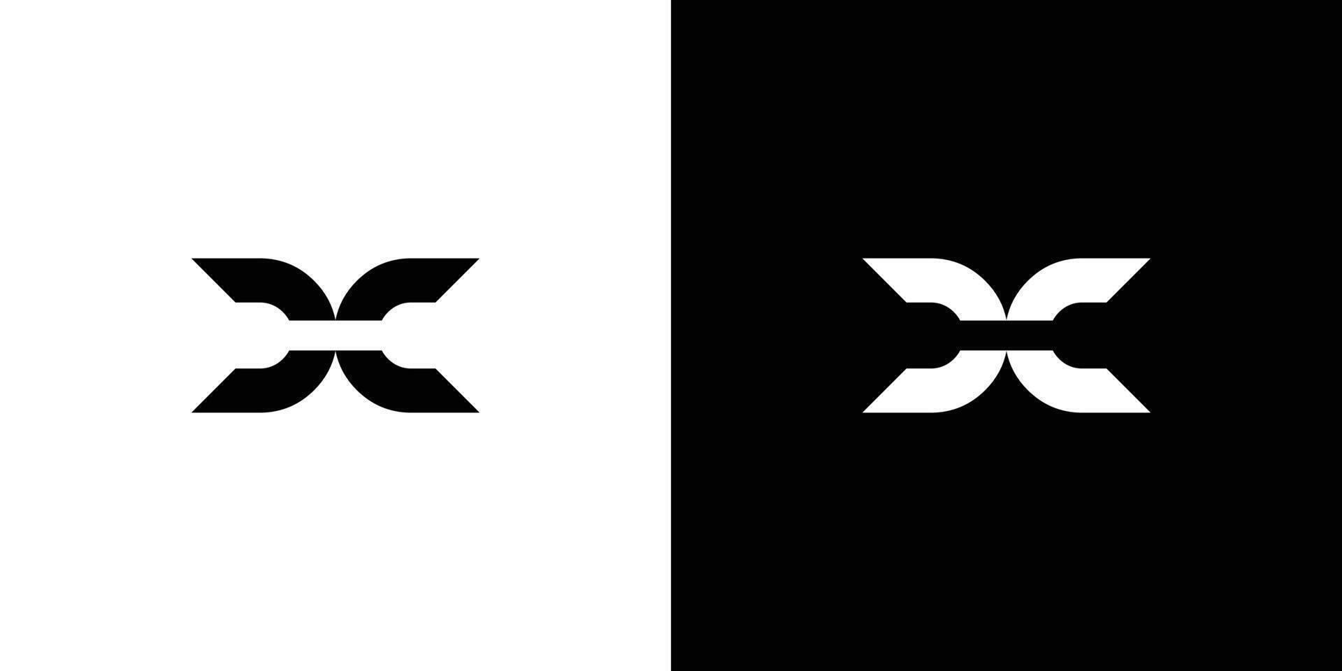 Modern and Unique DC logo design vector