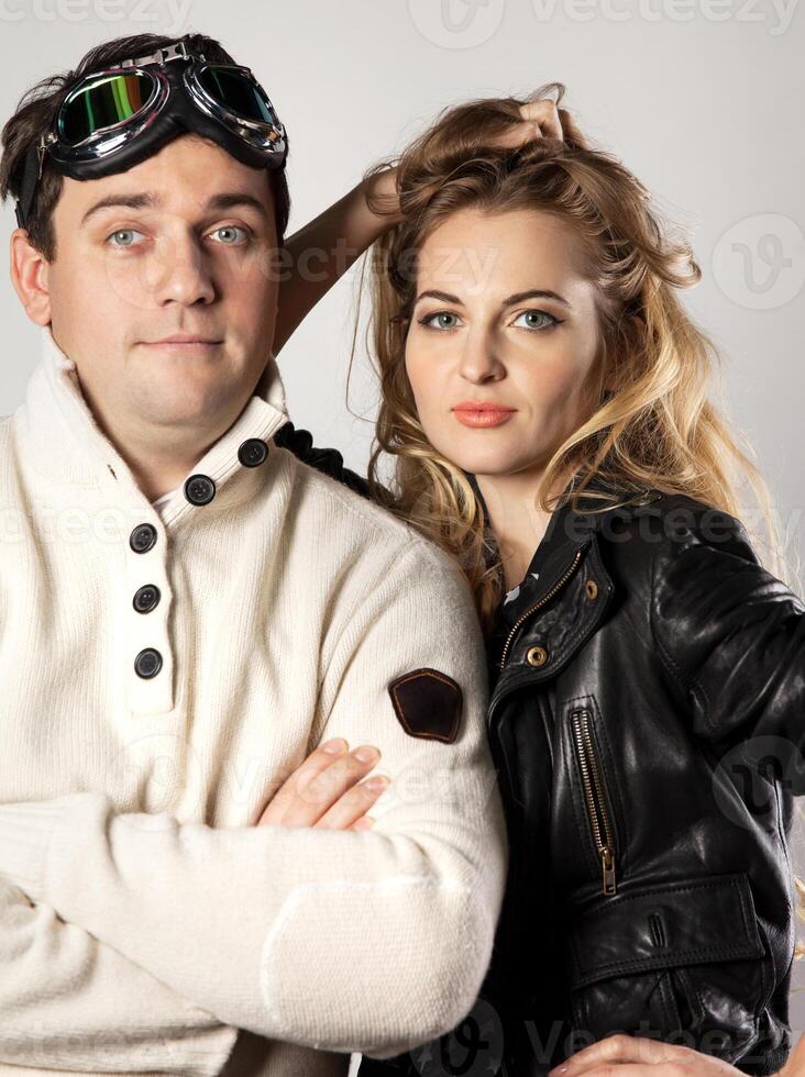 Pitot and his girlfriend photo