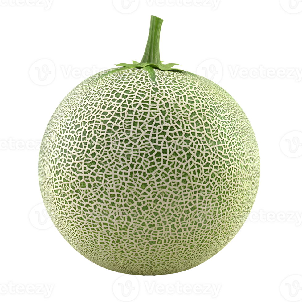 Melon Fruit Isolated on Transparent Background png