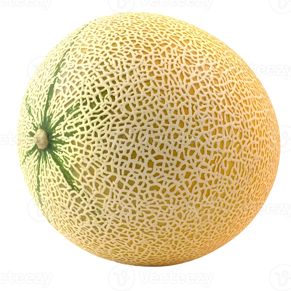 Melon Fruit Cutout Isolated on Transparent Background png